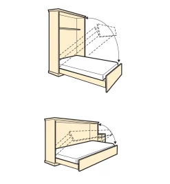 Deluxe Fold-Down Bed Hardware Kits