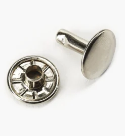 Double-Capped Leatherworking Rivets By ABC Morini