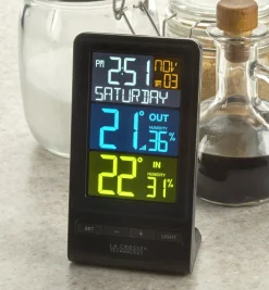 Dual-Display Indoor/Outdoor Weather Station
