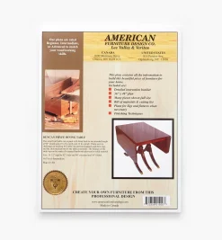 Duncan Phyfe Dining Table Plan