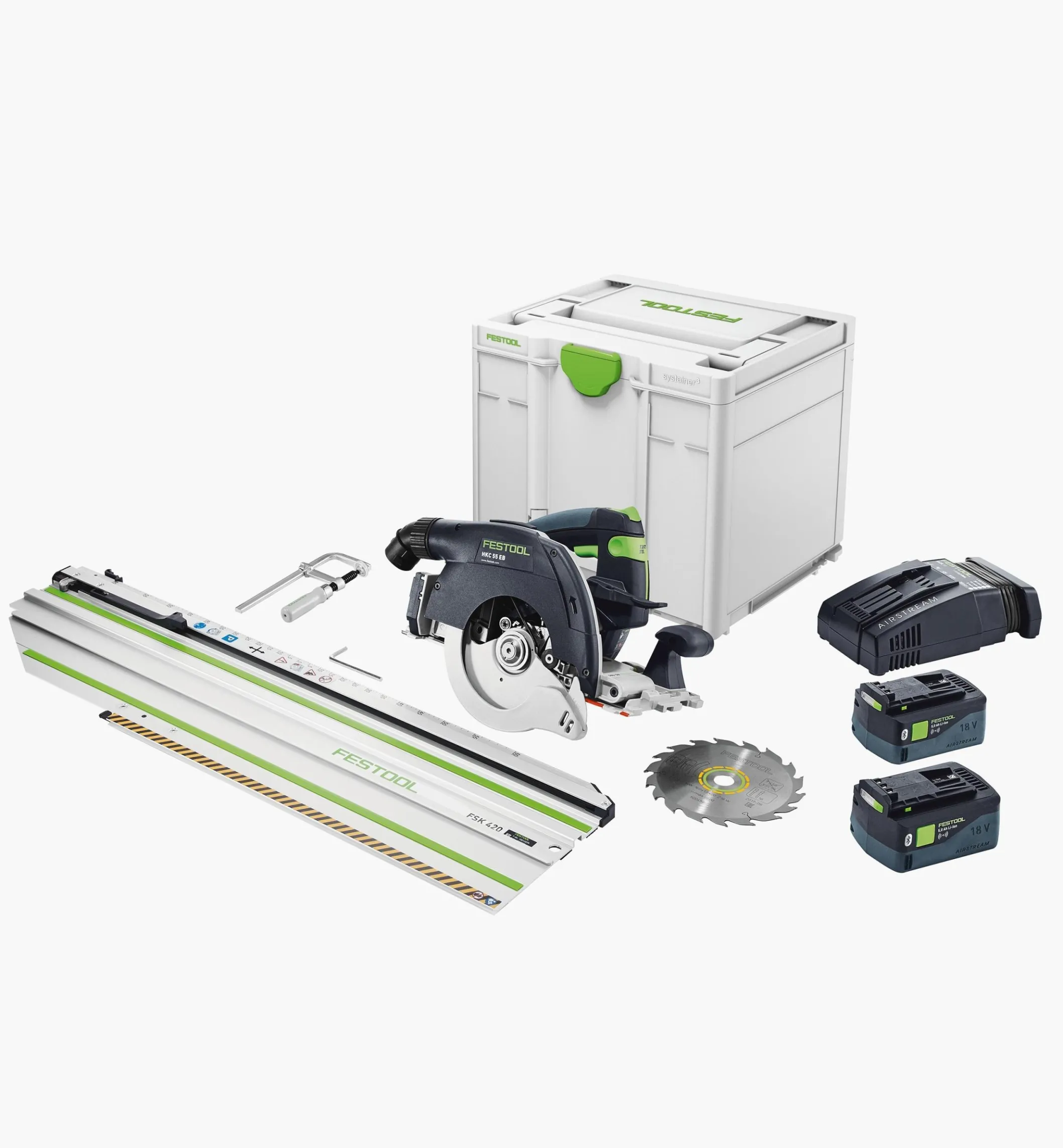 Festool HKC 55 5 Cordless Track Saw Set