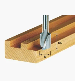 Festool HSS Spiral Router Bit