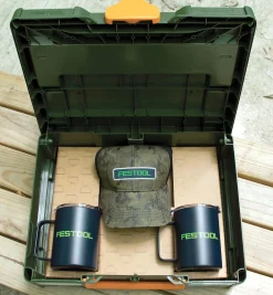 Festool Outdoor Systainer Case With Hat & Mugs