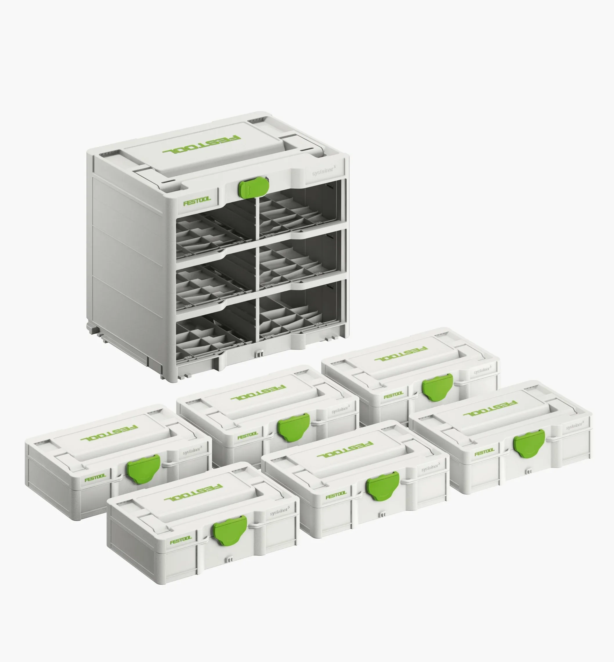 Festool Systainer³ Rack SYS3-RK/6 M 337-Set