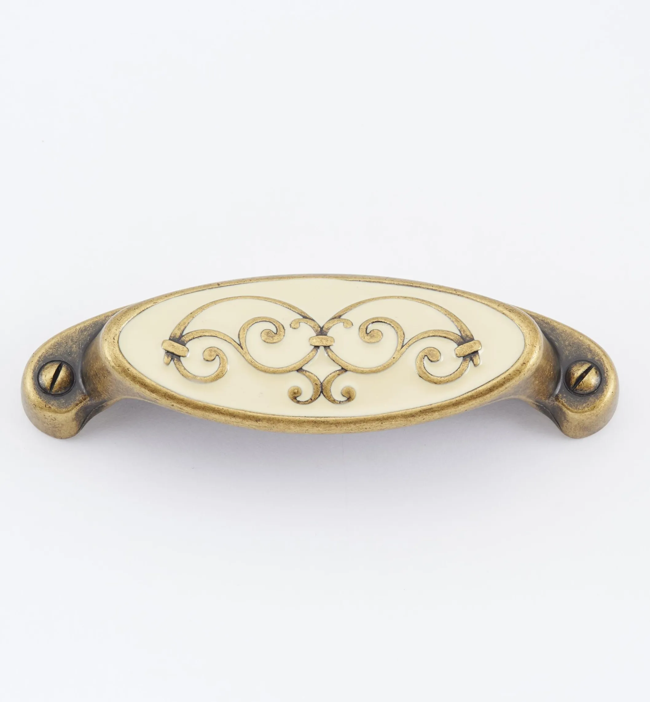 Filigree Oval Shell Pulls