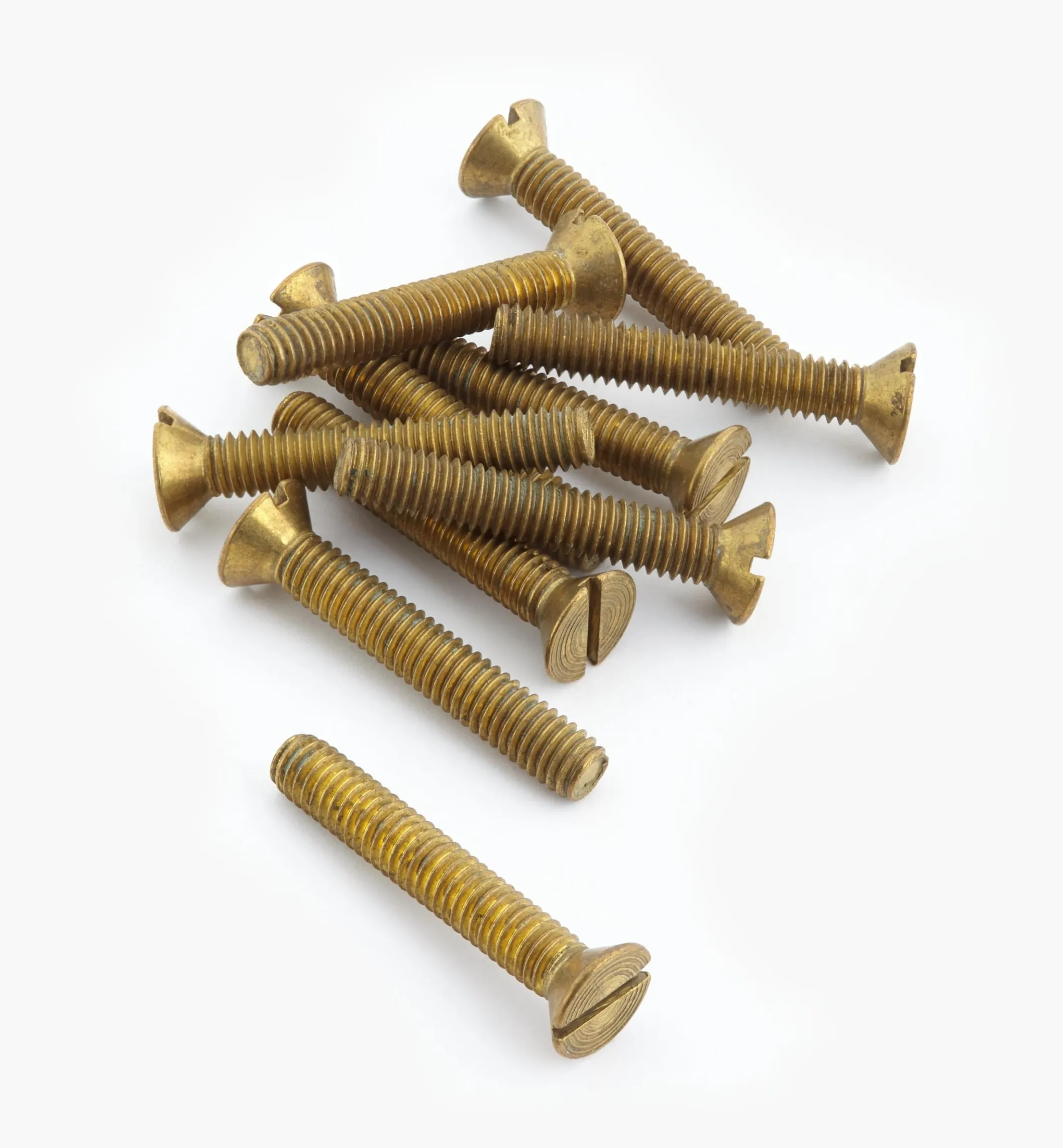 Flat-Head Slot Brass Machine Screws