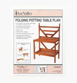 Folding Potting Table Plan