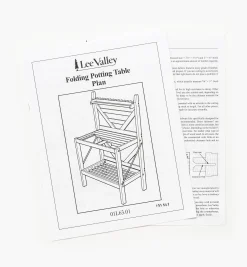 Folding Potting Table Plan