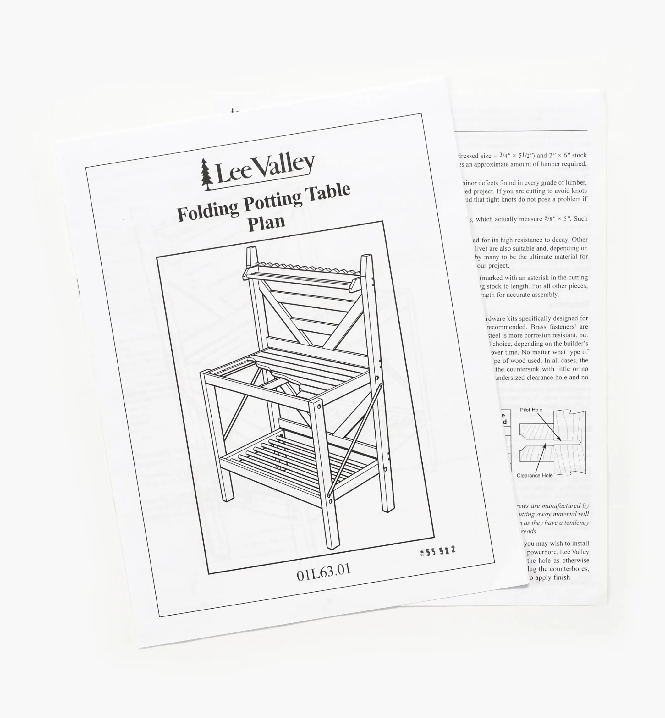 Folding Potting Table Plan