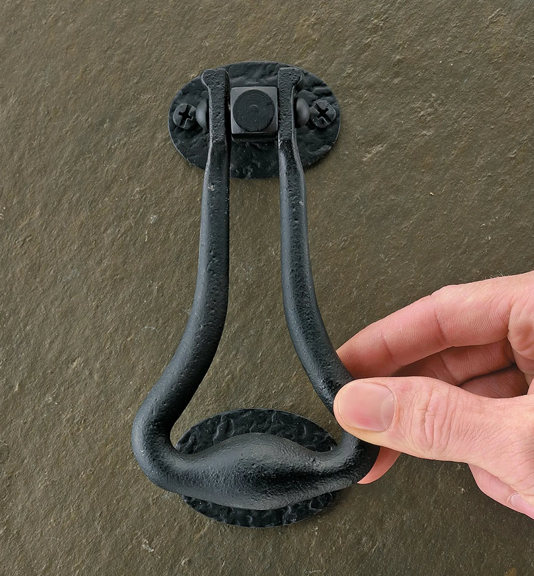 Forged-Iron Door Knocker