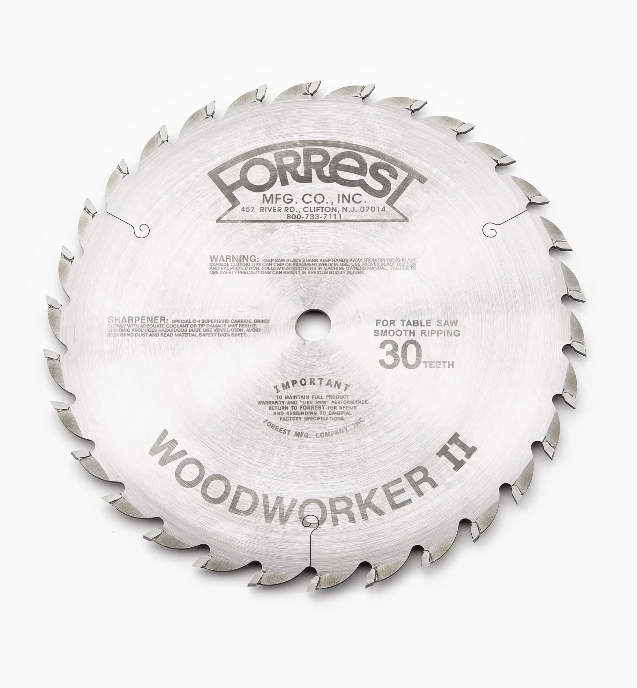 Forrest Woodworker Blades