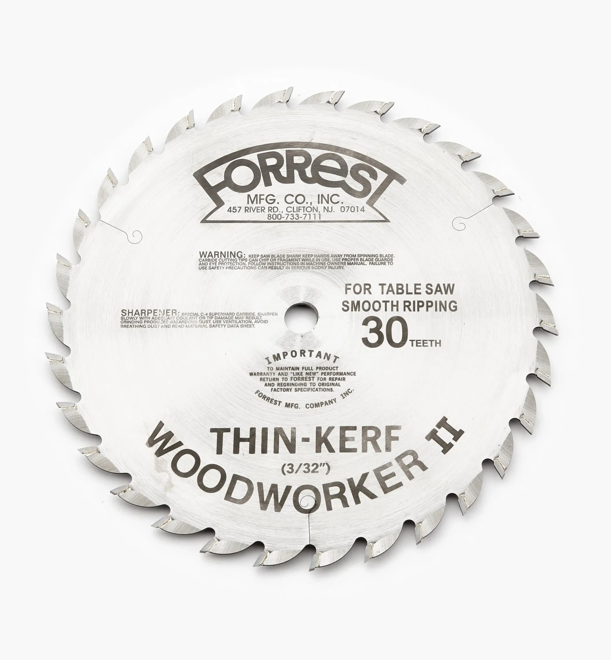 Forrest Woodworker Blades
