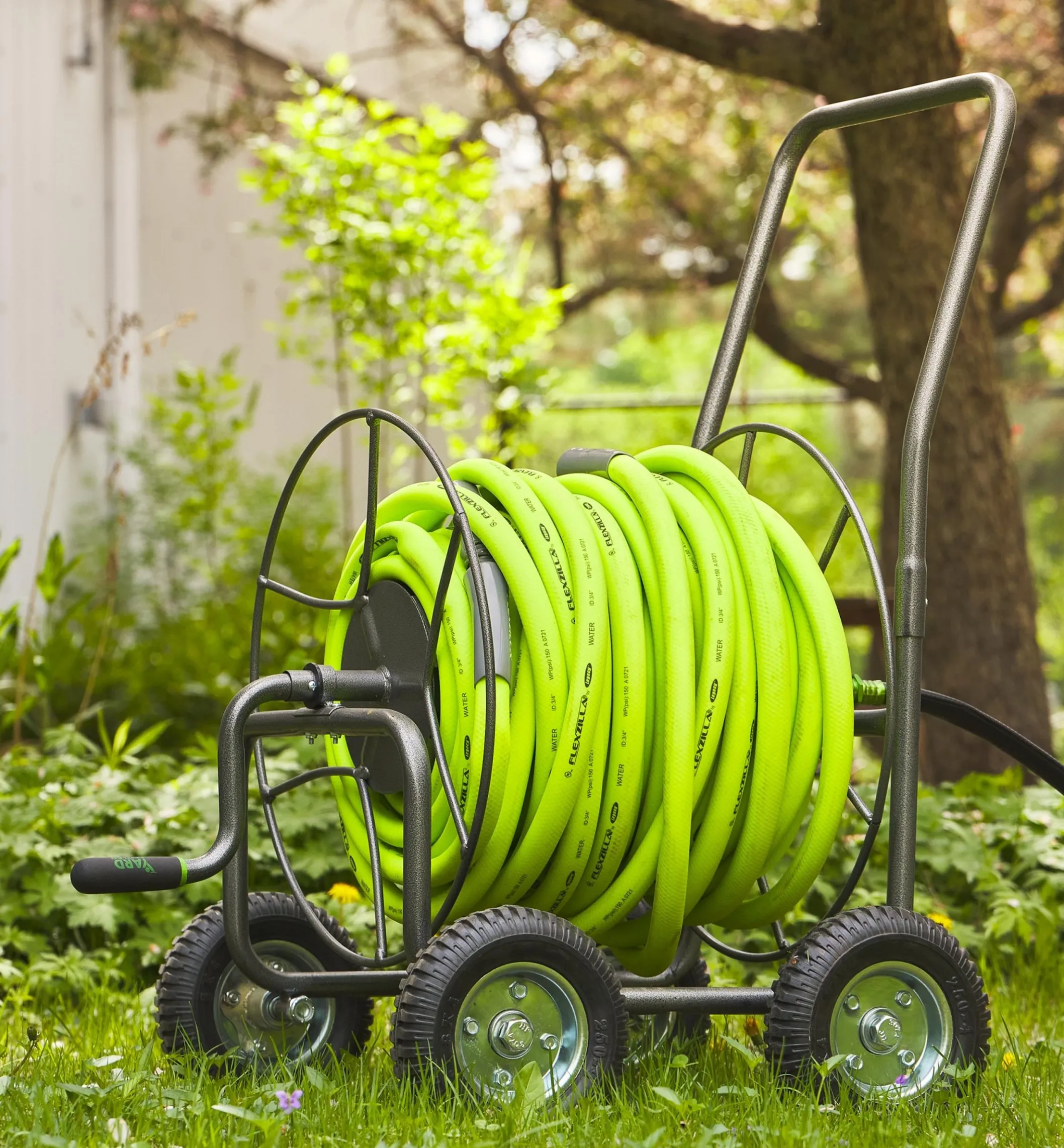 Four-Wheel Hose Cart