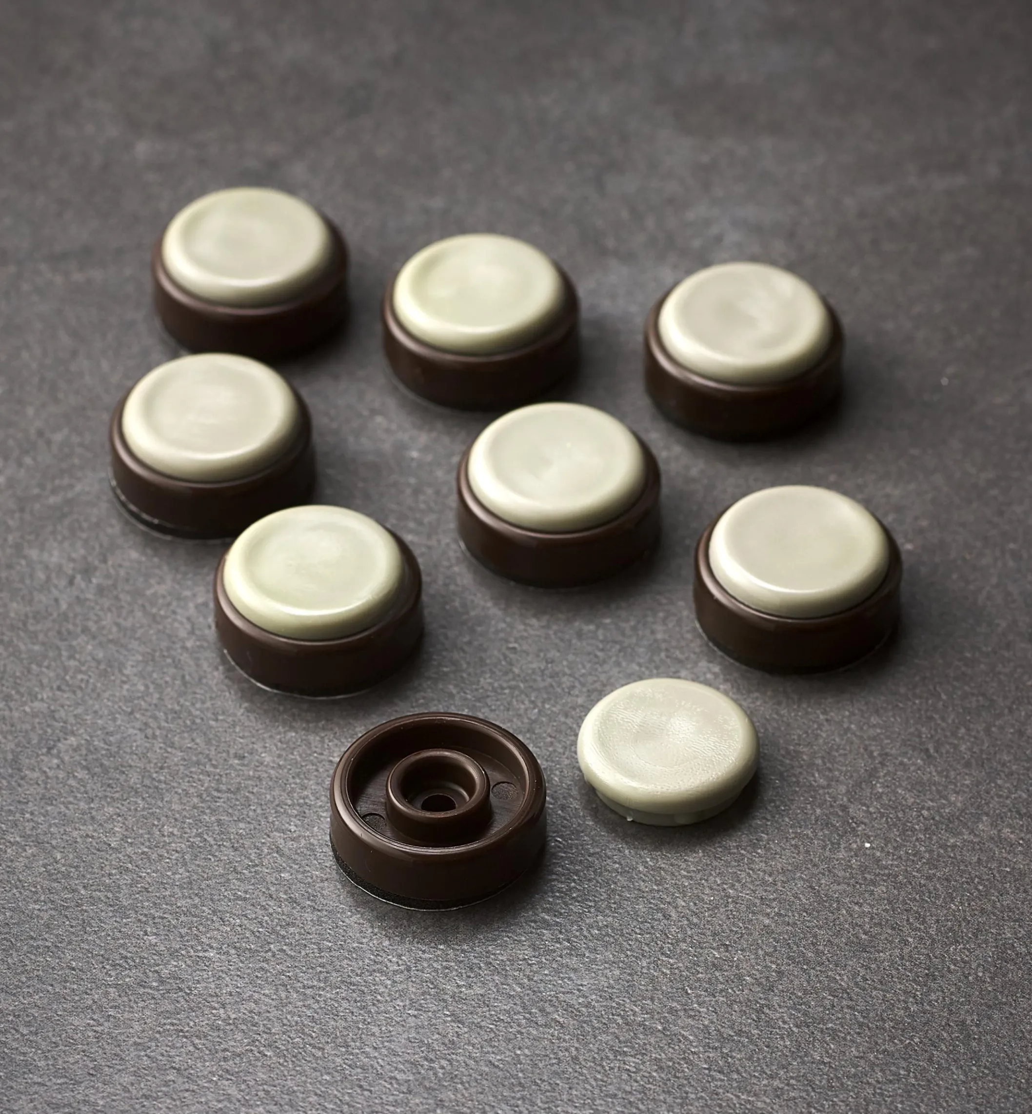 Furniture Sliders, Chocolate Color