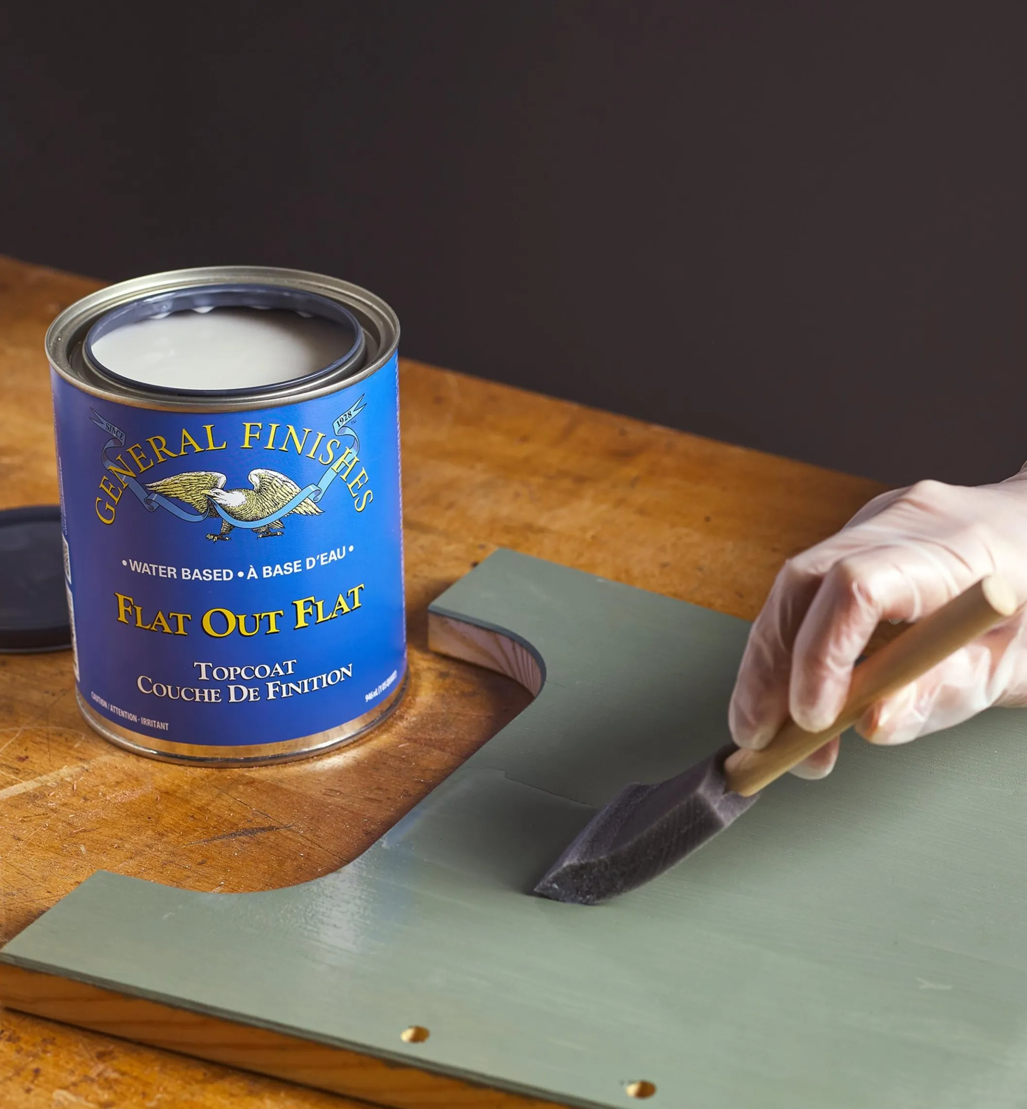 General Flat Out Flat Topcoat