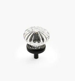 Glass Rosette Knobs