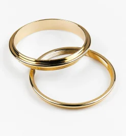 Gold-Plated Box Rings
