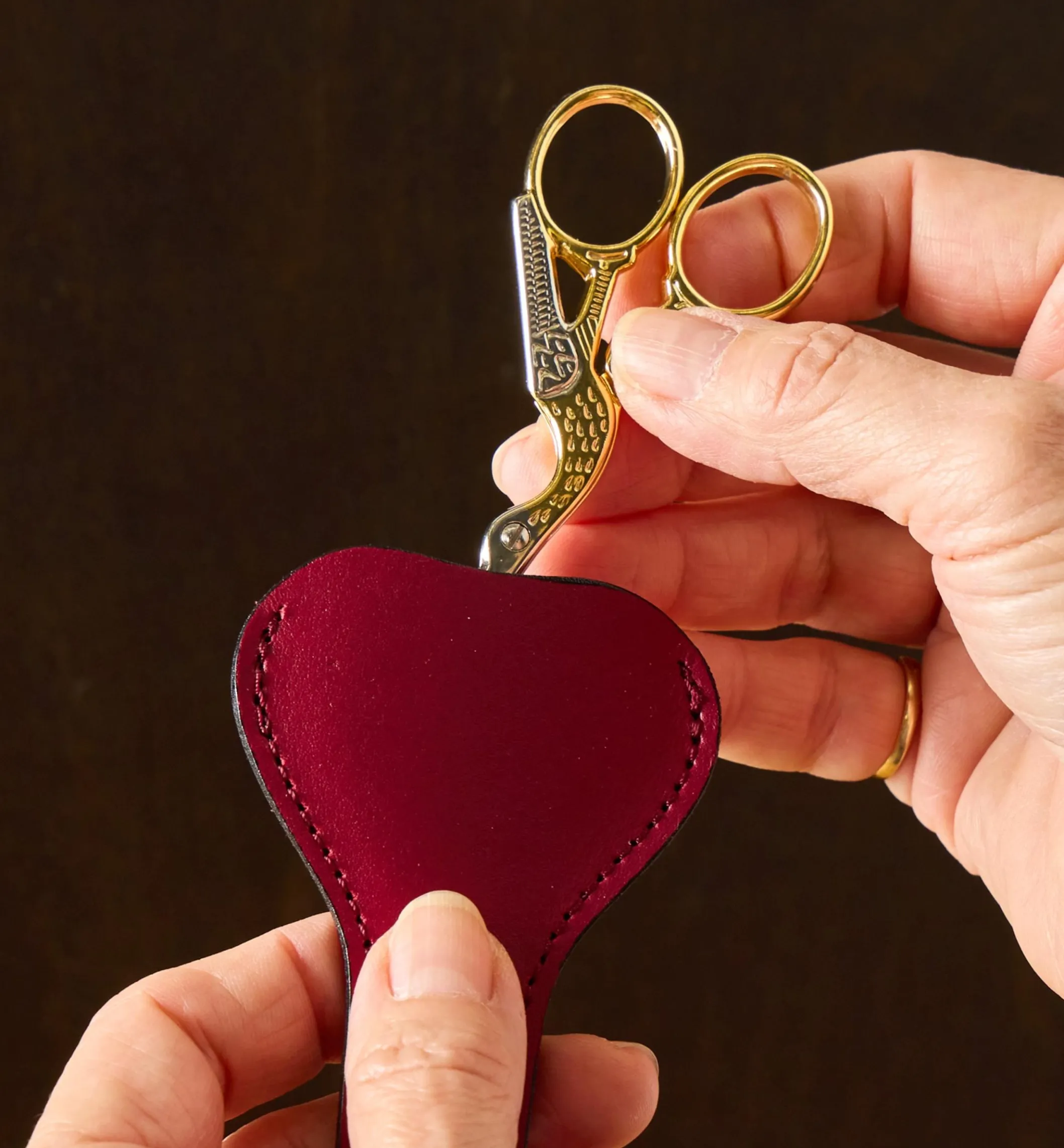 Gold-Plated Stork Scissors