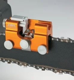 Hand-Crank Chain-Saw Sharpener