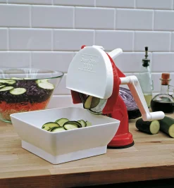 Hand-Crank Slicer & Grater
