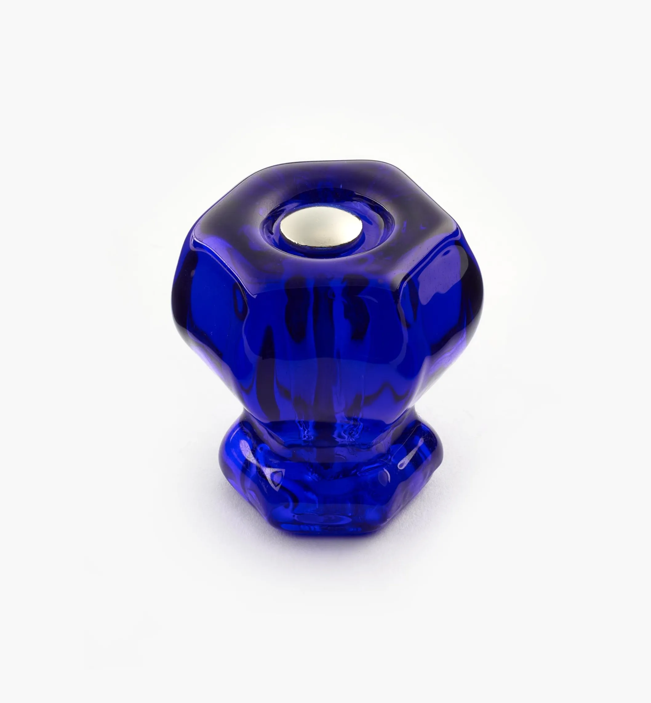 Hexagonal Glass Knob