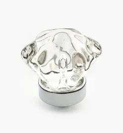 Hexagonal Glass Knob
