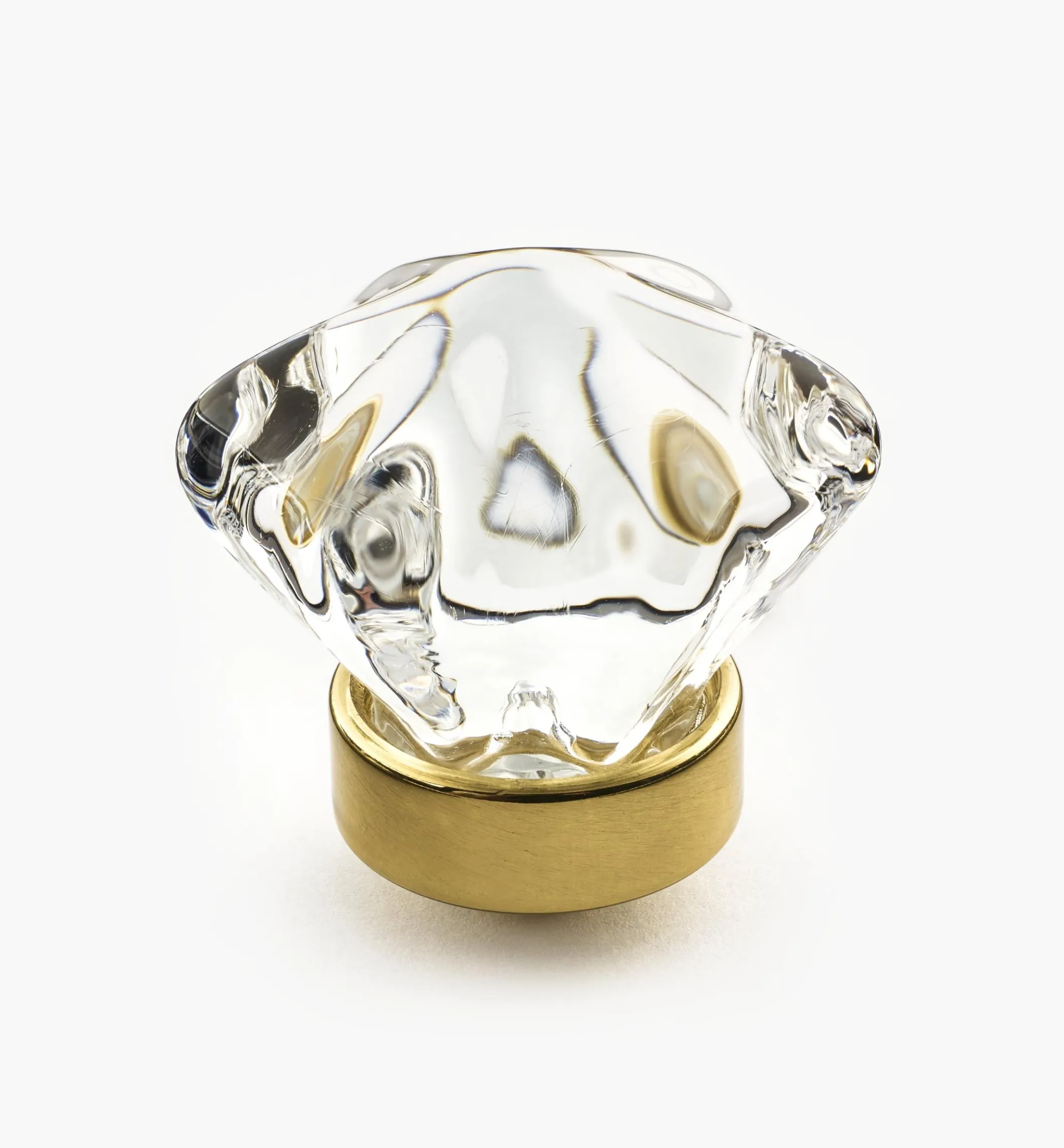 Hexagonal Glass Knob