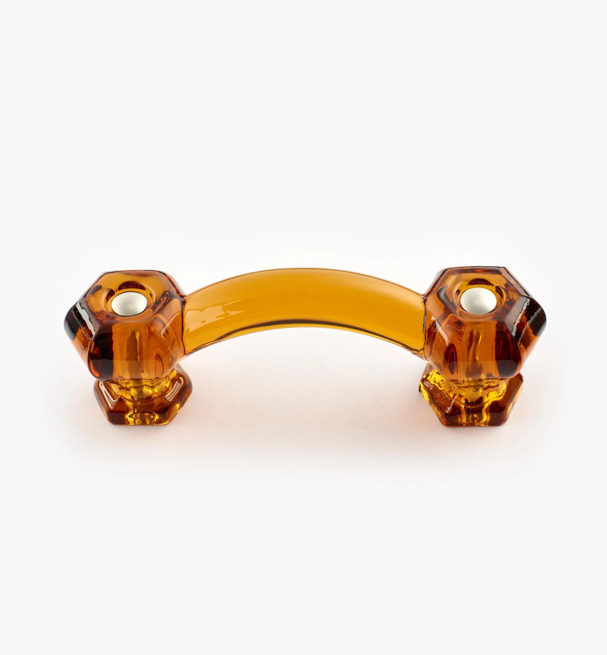 Hexagonal Glass Pull