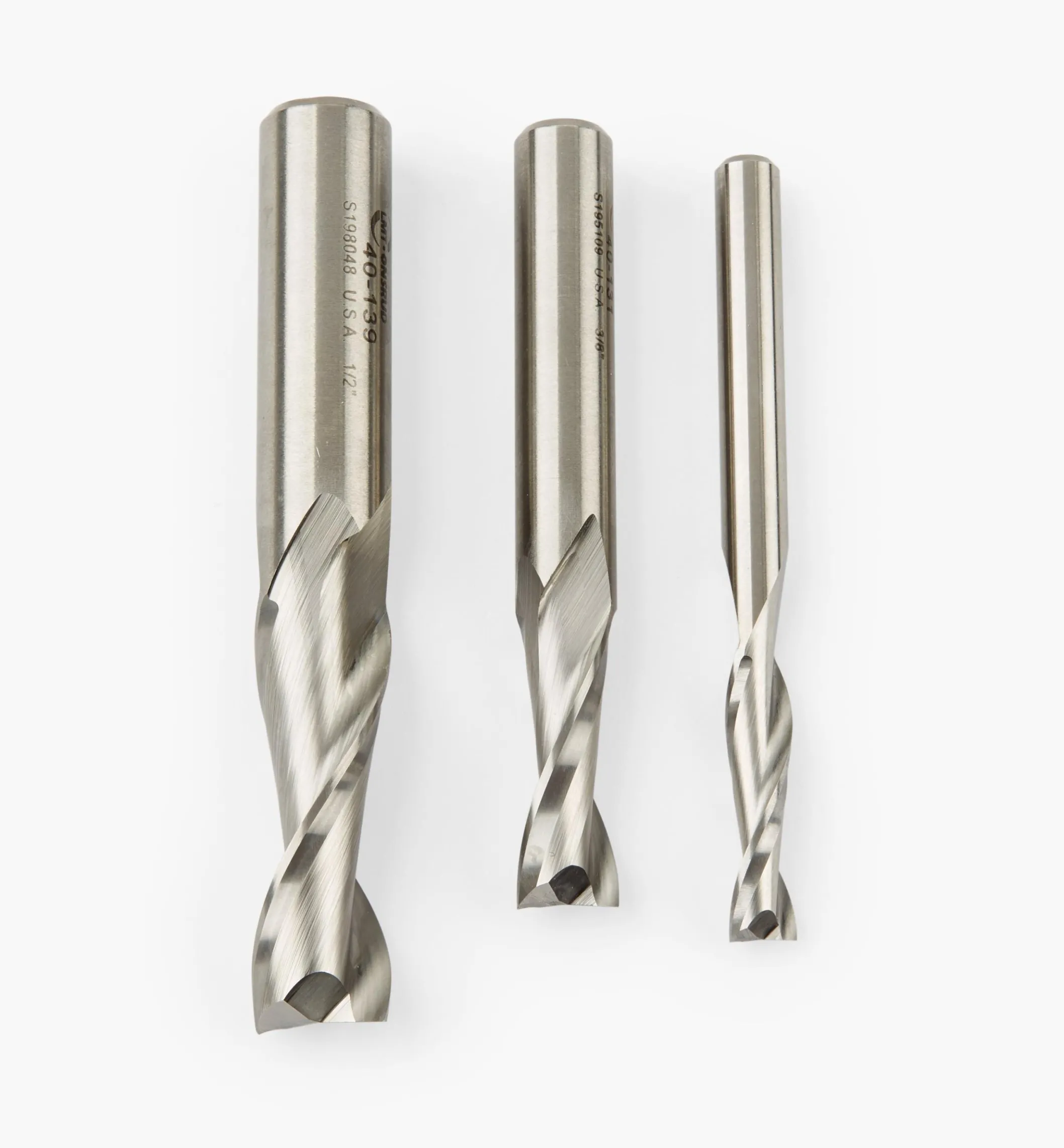 High-Speed Steel Onsrud Spiral Router Bits