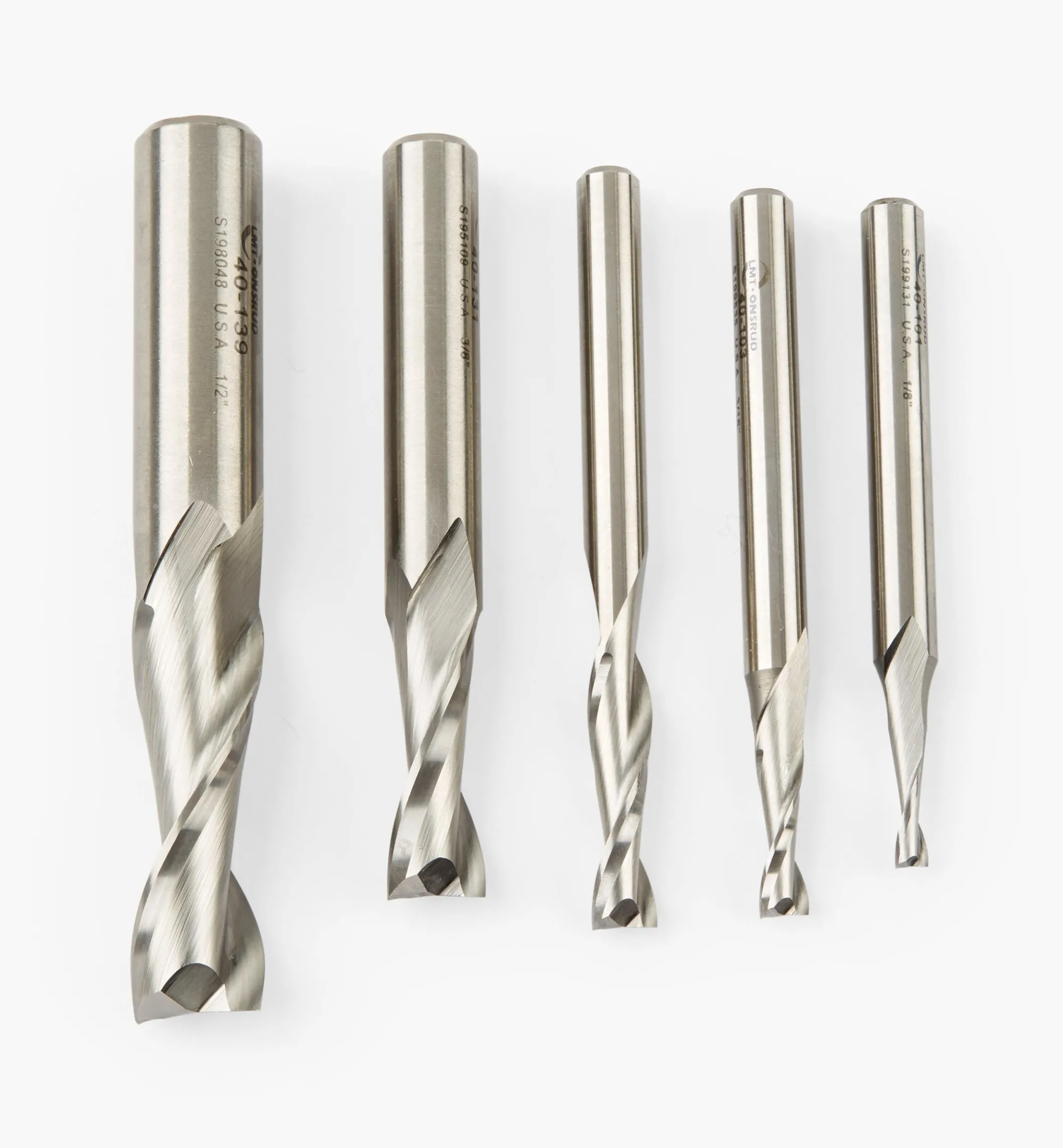 High-Speed Steel Onsrud Spiral Router Bits