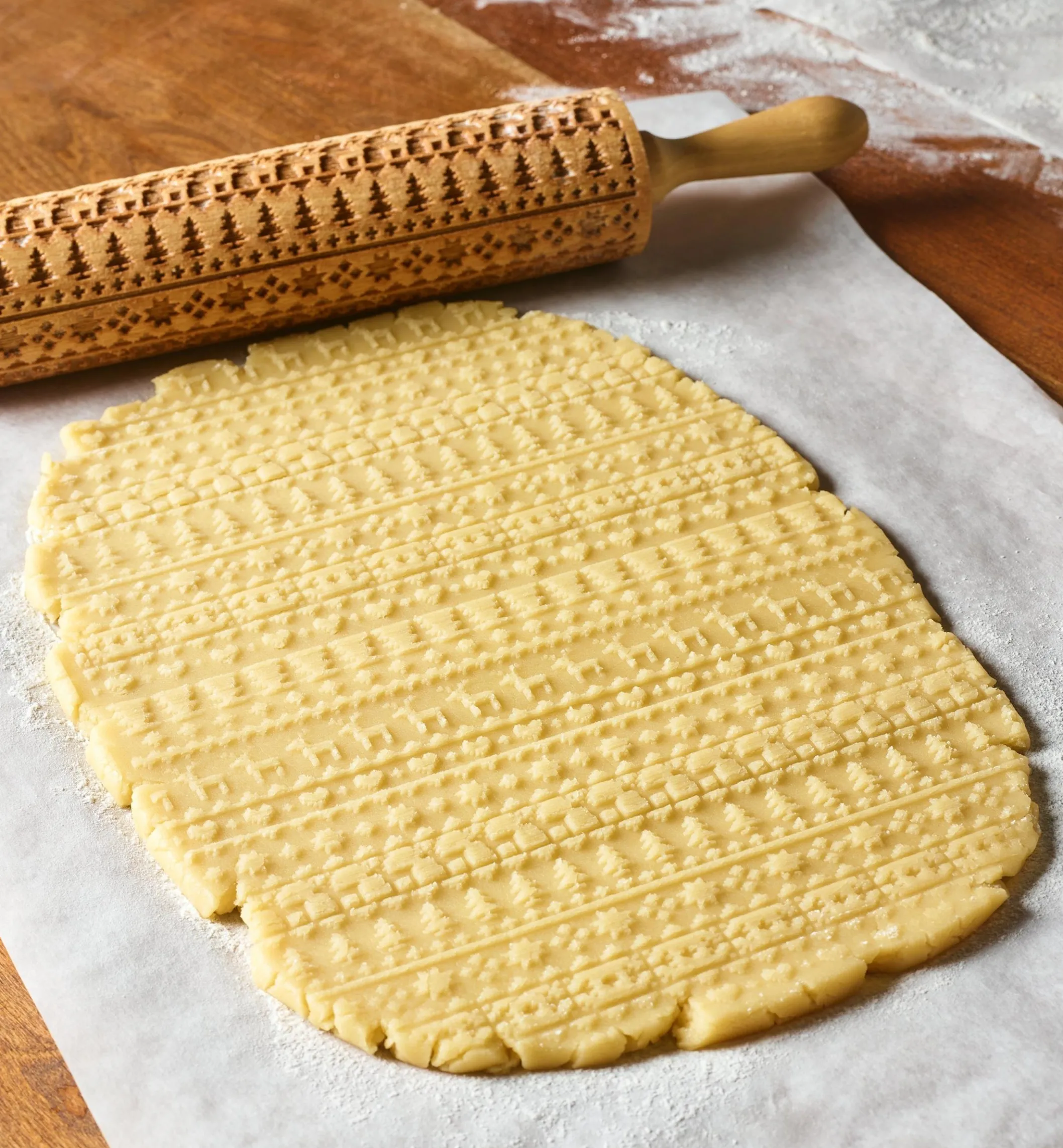 Holiday Sweater Embossing Rolling Pin
