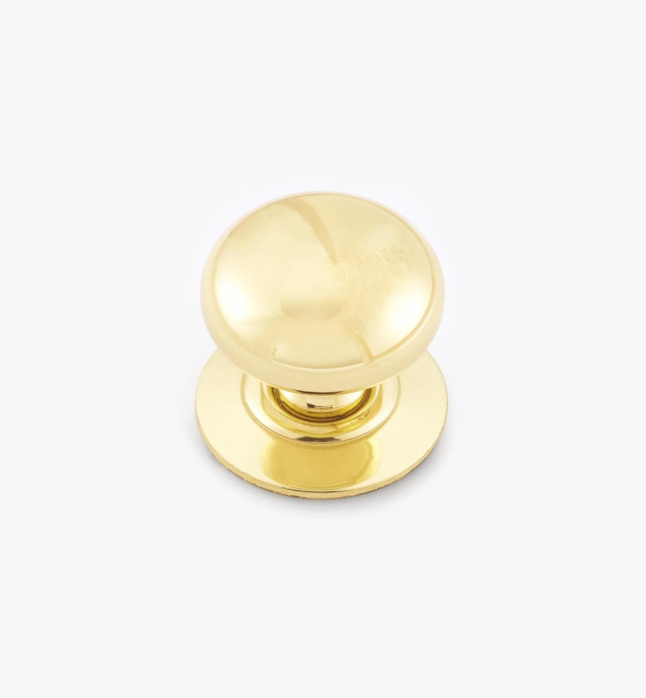 Hollow Brass Knobs With Escutcheons