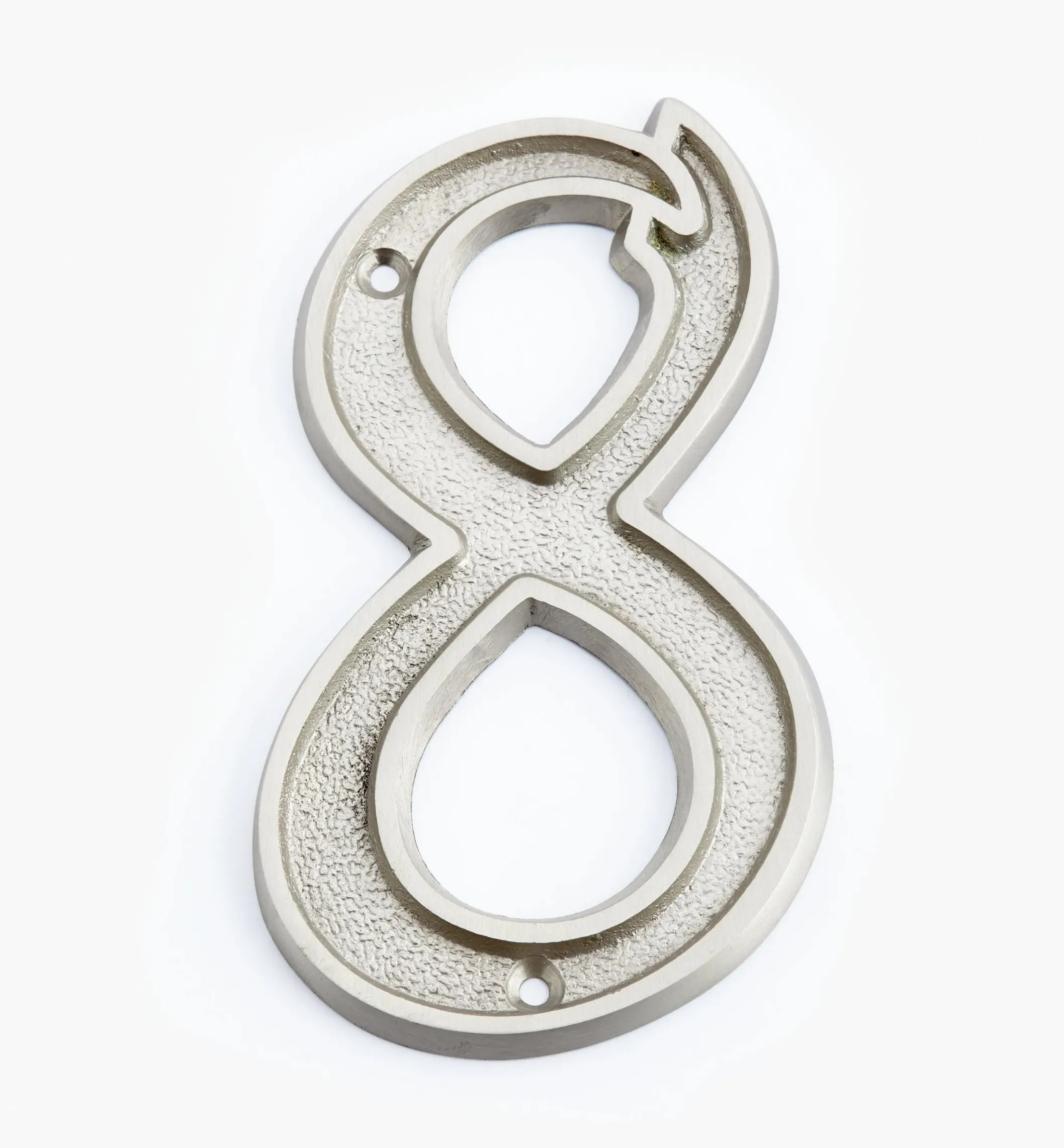 Italic Cast Brass House Numbers