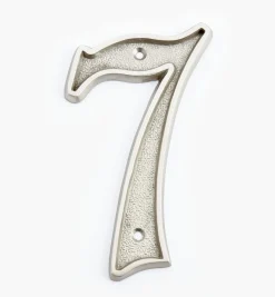 Italic Cast Brass House Numbers