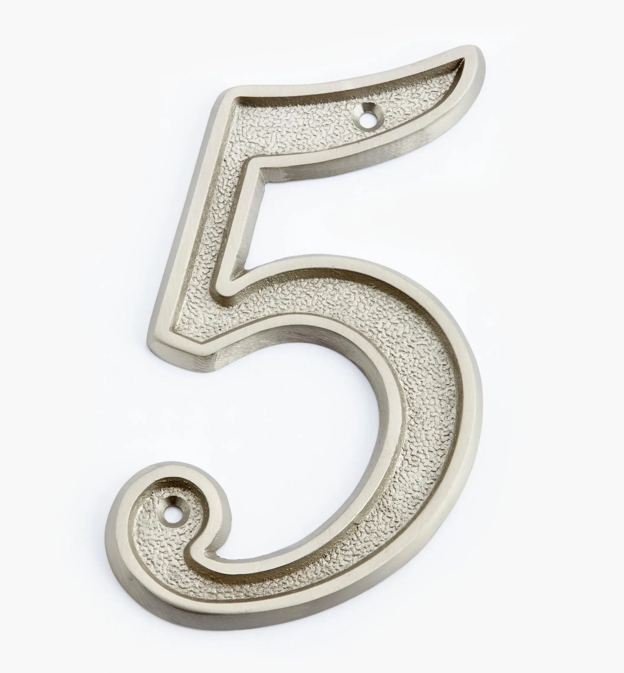 Italic Cast Brass House Numbers