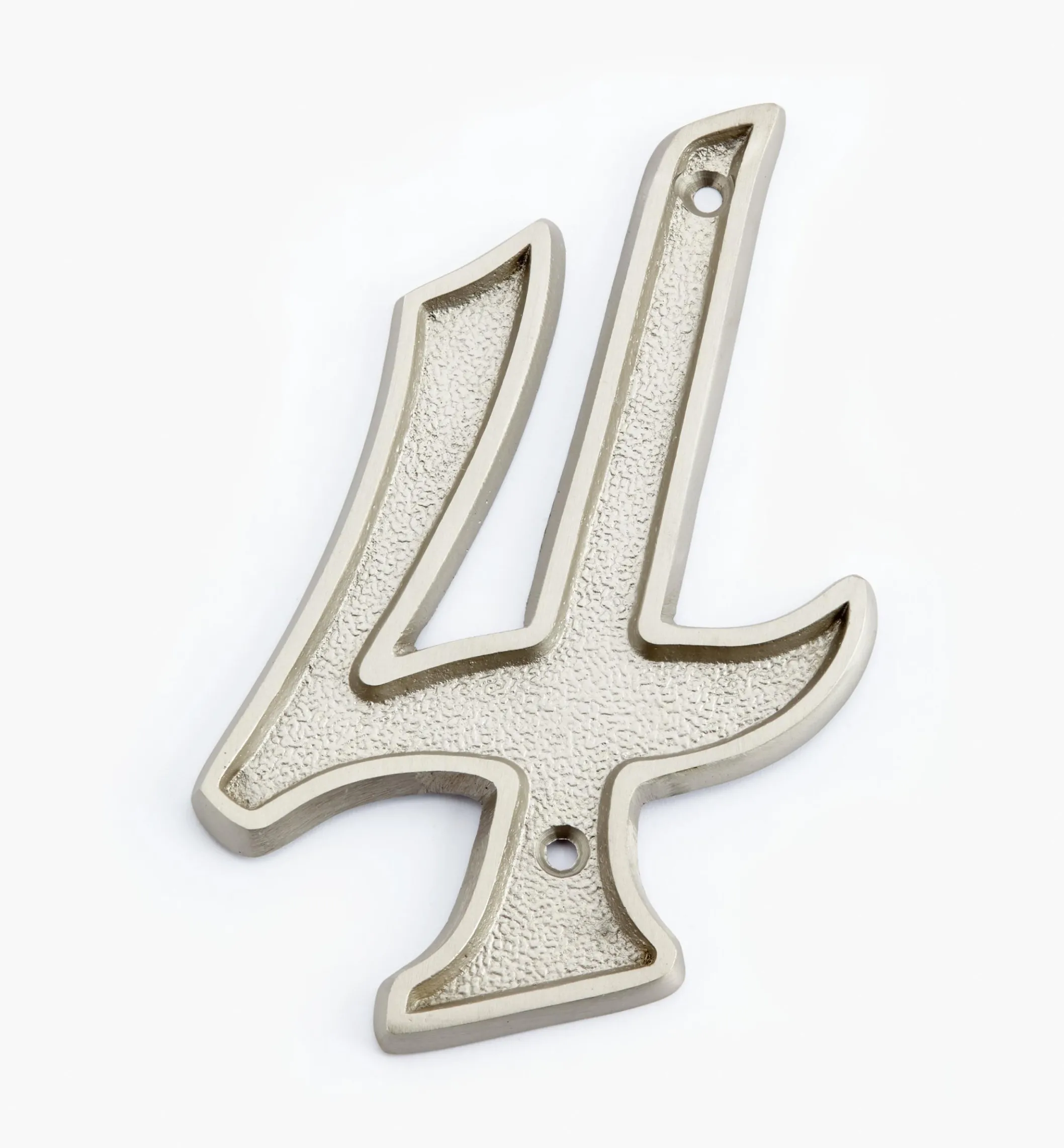 Italic Cast Brass House Numbers