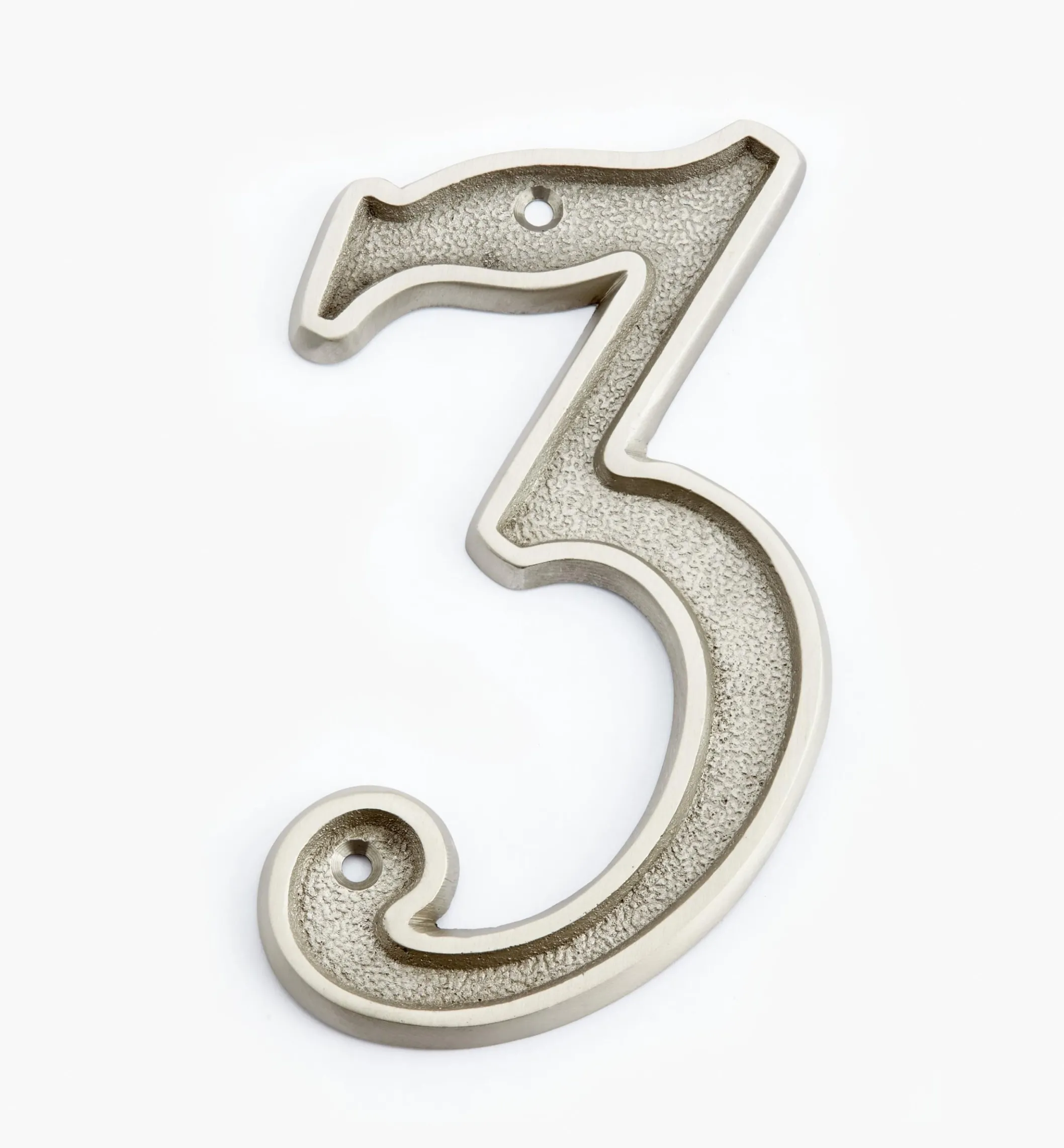 Italic Cast Brass House Numbers