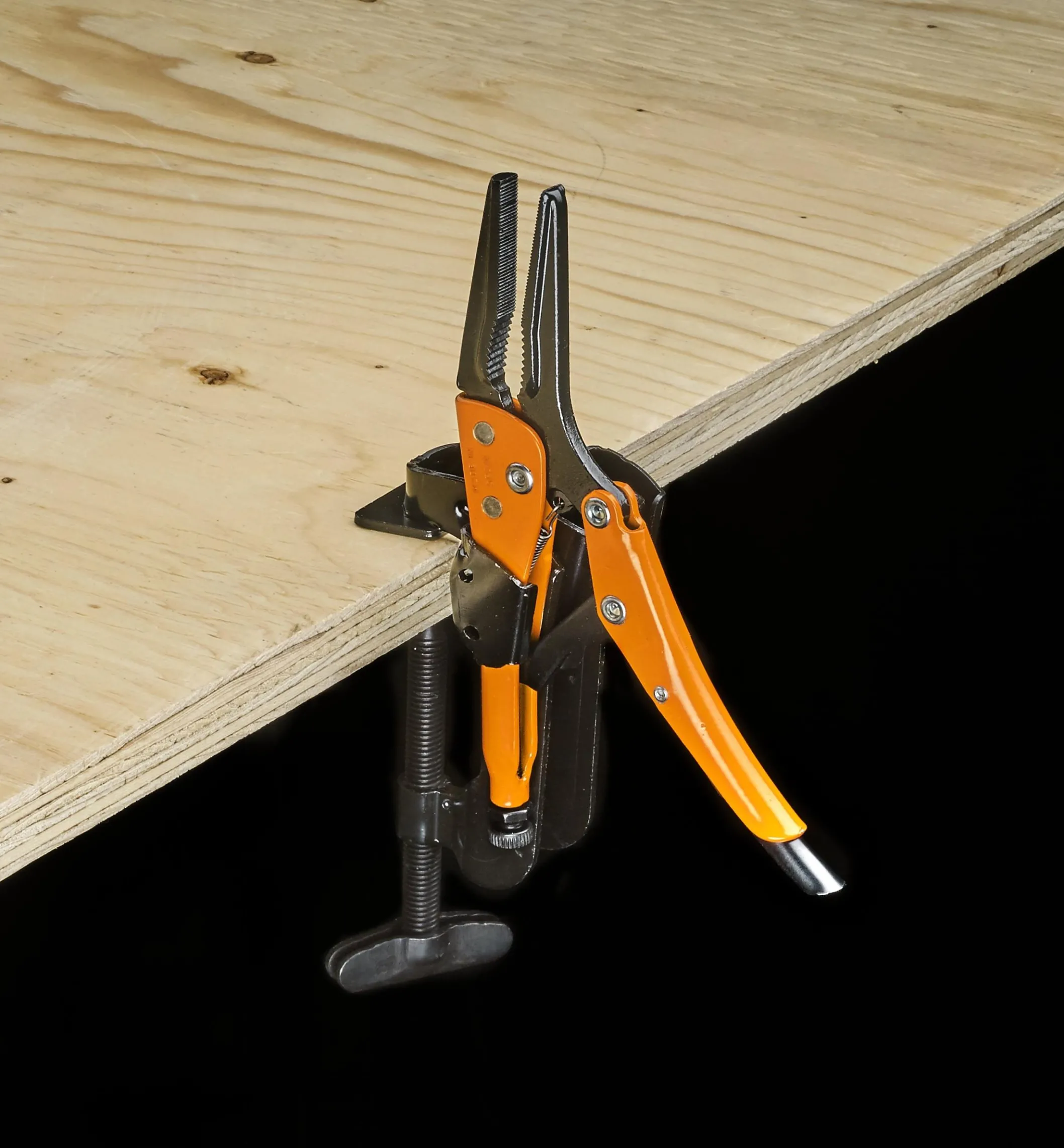 Job-Site Holders For Grip-On Locking Pliers