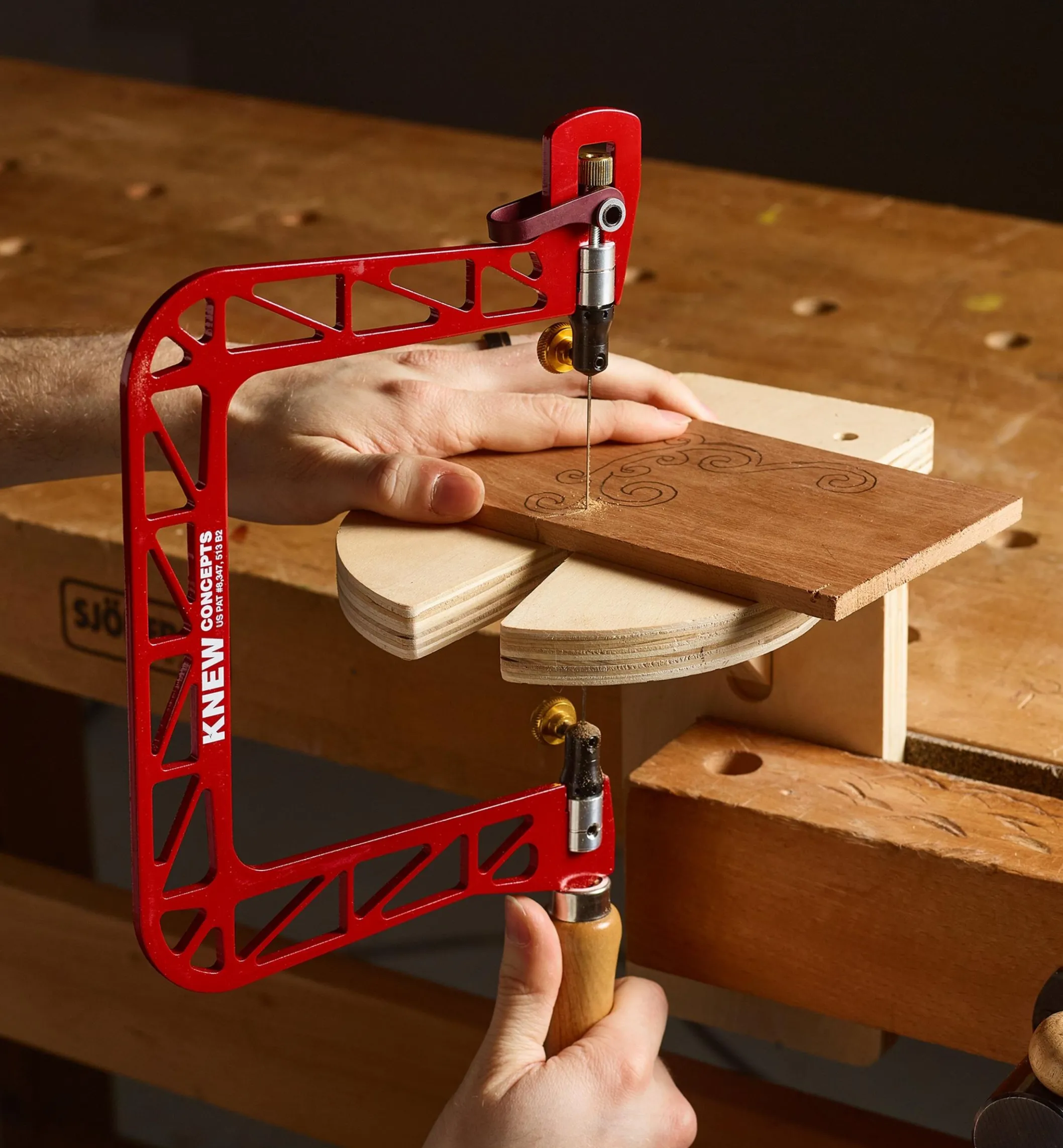 Knew Concepts Mk.IV Aluminum Swivel Fret Saws