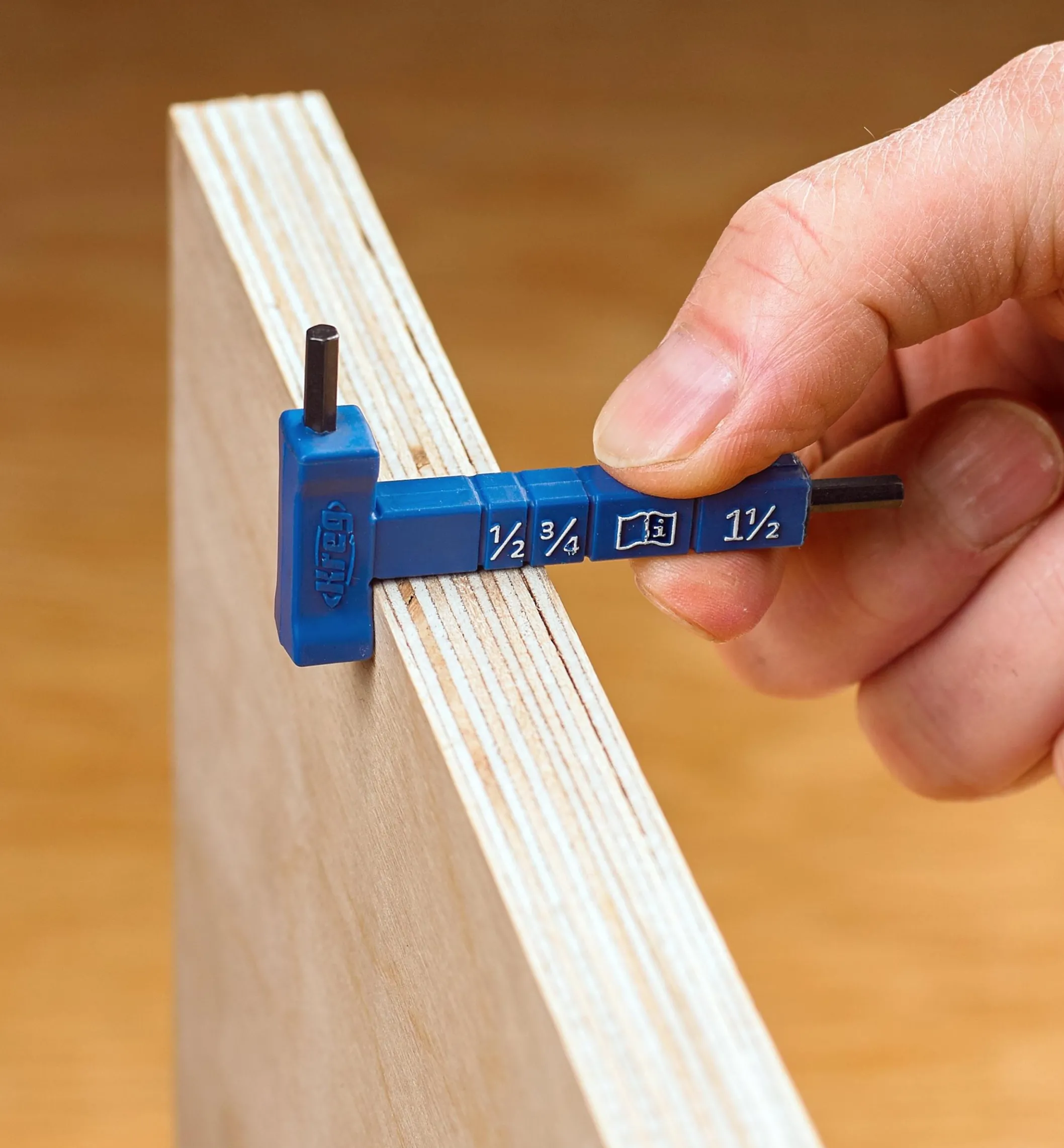 Kreg Easy-Set Step-Drill Bit, Depth Collar & Thickness Gauge