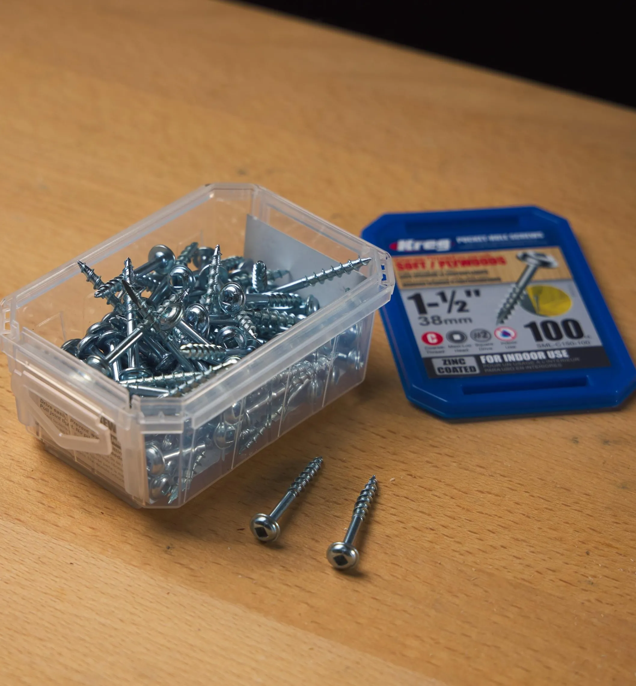 Kreg Washer-Style Head Pocket-Hole Screws