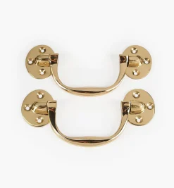 Large Cast Brass Chest Lifting Handles