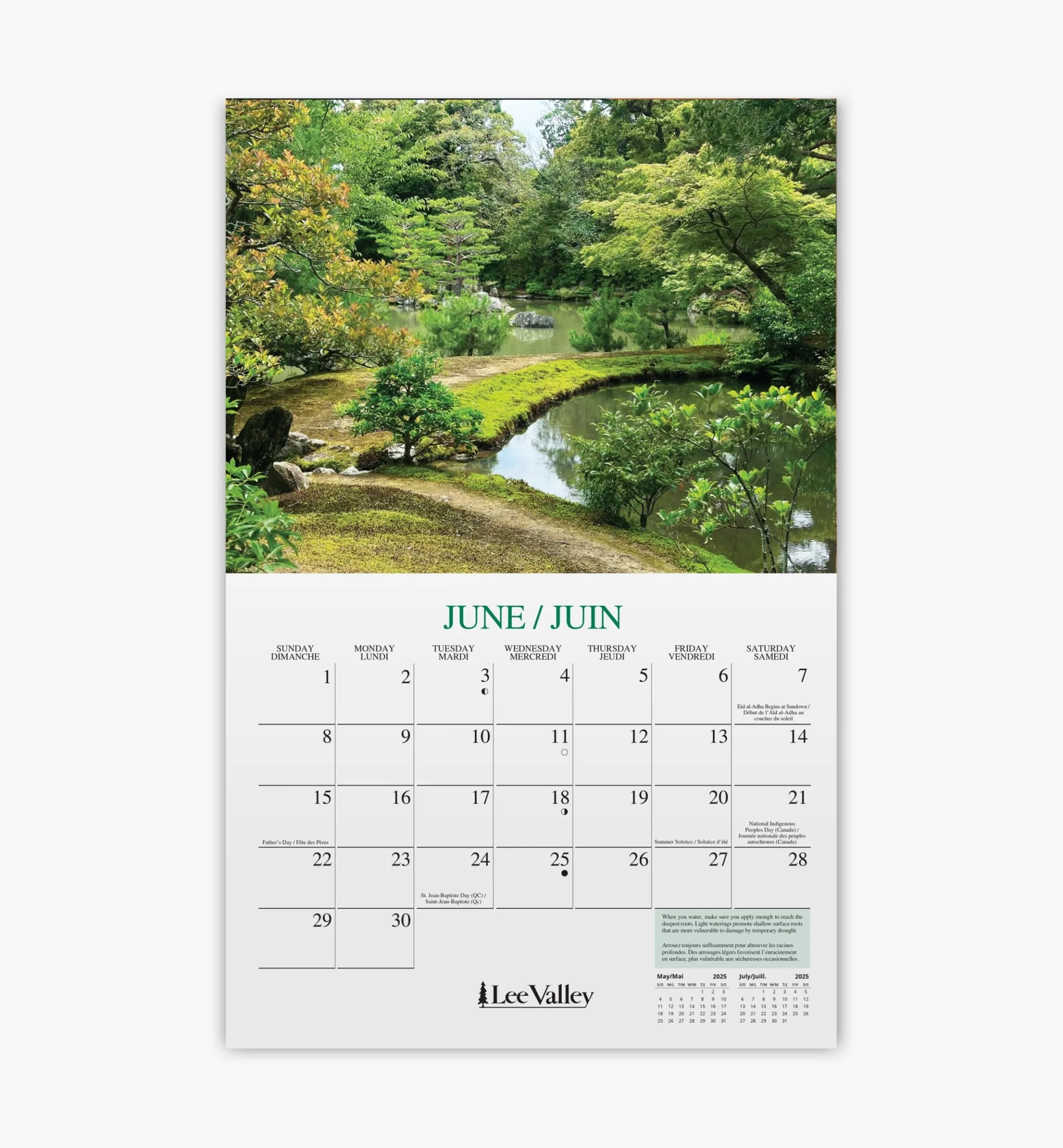 Lee Valley 16-Month Gardening Calendar