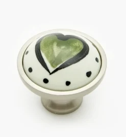 Liberty Ceramic Heart Knobs