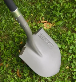 Long-Handled Round-Point Shovel