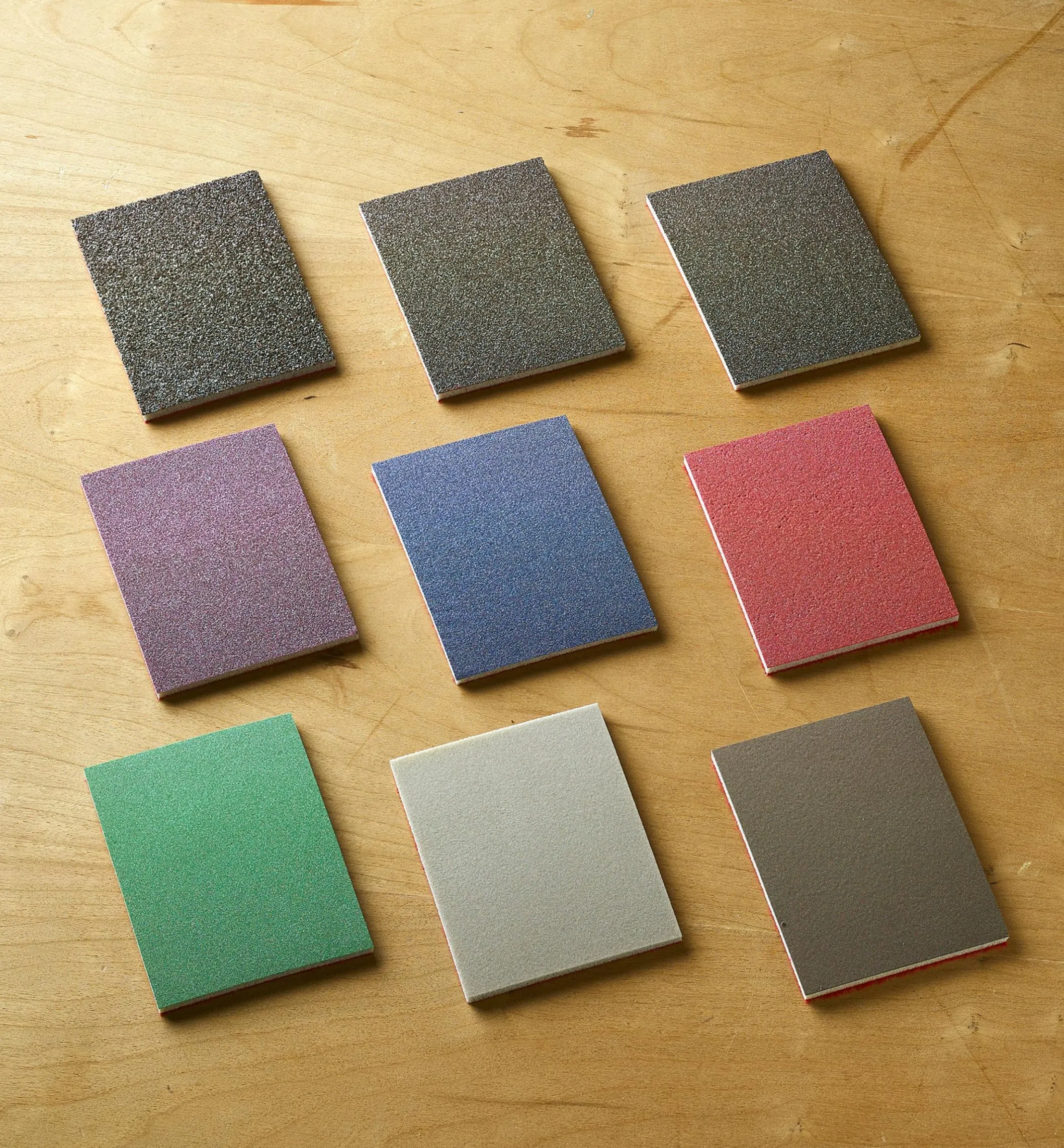 Mirka 3" × 4" × 5mm Grip-Backed Sanding Sponges