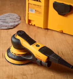 Mirka DEROS 5" Electric Sander, 5mm Orbit, With Systainer Case