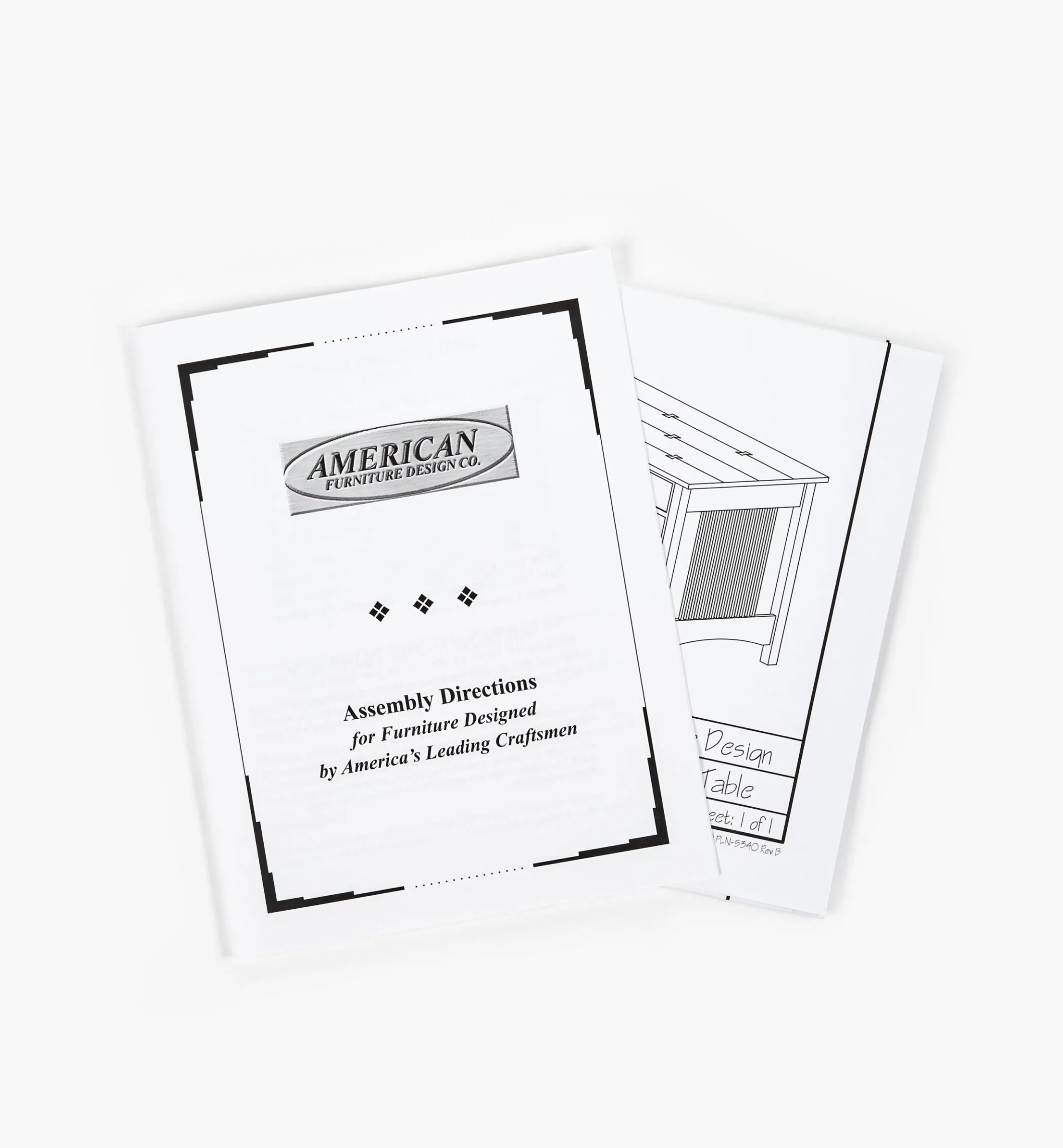 Mission Student's Desk Plan