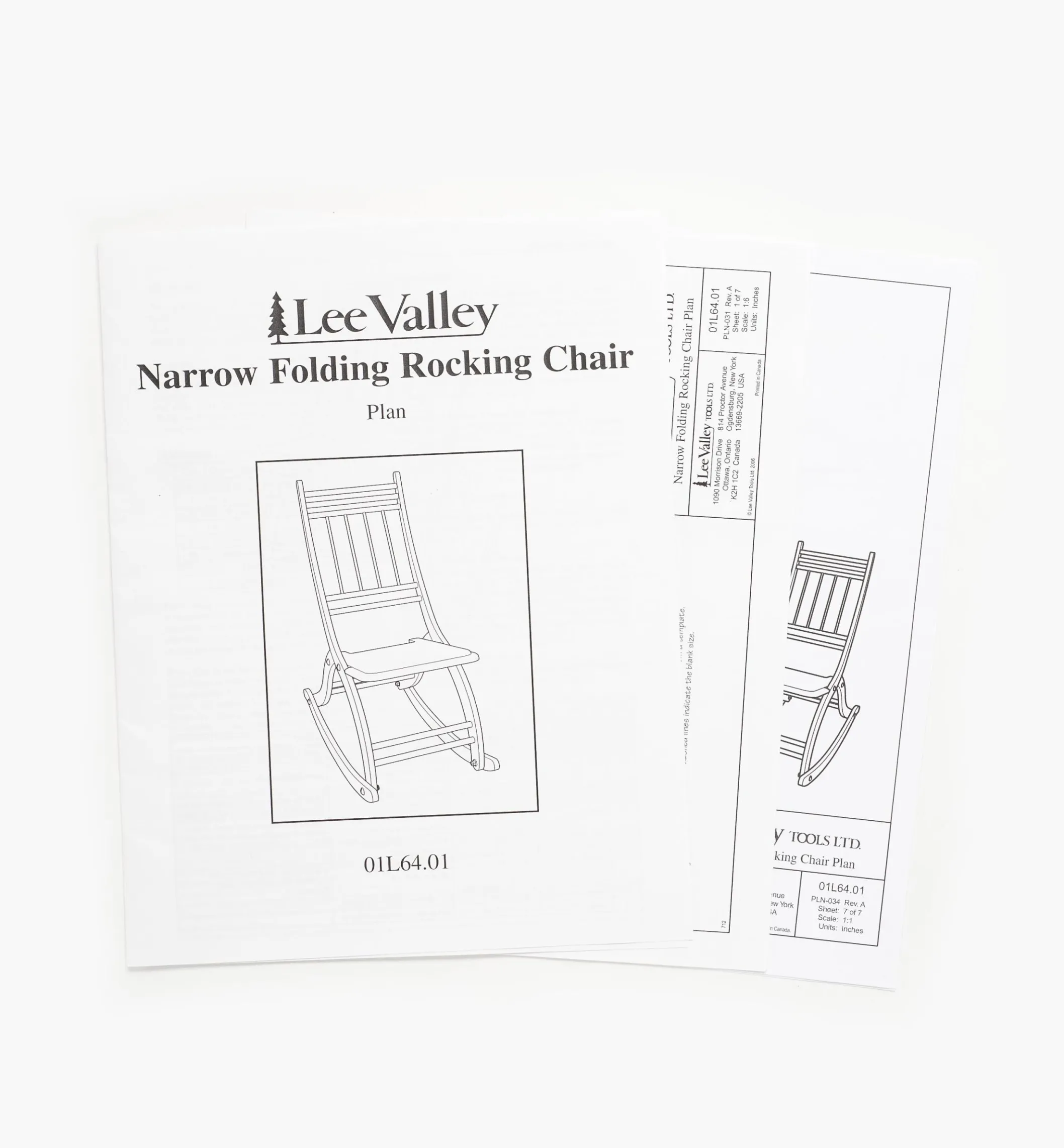Narrow Folding Rocking Chair Plan