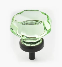 Octagonal Glass Knob